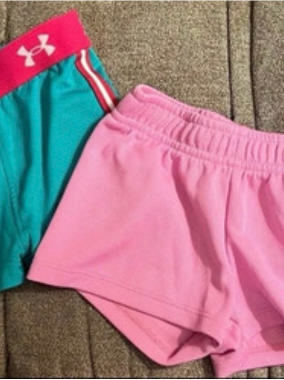 Baby Girl Shorts Lot – Under Armour 6-9M & Nike 12M